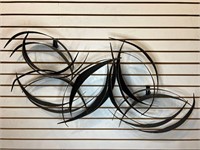 C. Jere Style Abstract Metal Wall Art