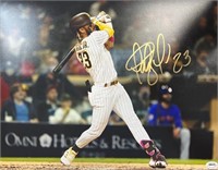 Padres Fernando Tatis Jr. Signed 11x14 with COA