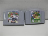 Nintendo Mario Cart & Super Mario 64 Games