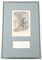 CIVIL WAR UNION ADMIRAL D.G FARRAGUT SIGNATURE