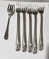 Set of 6 Forks International"Spring Glory".E13