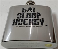 Eat Sleep Hockey Flask