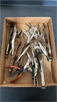 Assortment of Vice Grips
