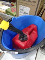 Mop Bucket & 1 Gallon Gas Can