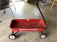 Red Radio Flyer wagon