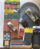 SANDPAPER & RELATED ITEMS-ASSORTED