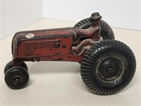 Arcade Tractor Toy, cast metal, antique