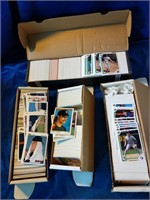 Unsearched boxes of baseball cards