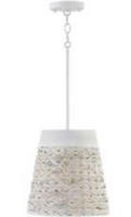 White Capital Pendant Light. ** BRAND NEW **