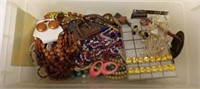 Small Box of Jewelry and Parts