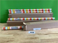 4pk Spritz Multicolored Gift Wrap lot of 4