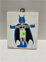 Batman wood hanging plauqe