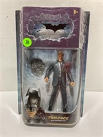 The dark Knight, two face with scarred coin by