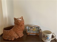 Cat Planter and misc...
