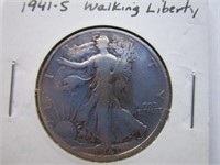 1941S Walking Liberty half dollar