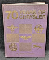 70 Years Of Chrysler Hardcover Book