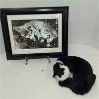 SIGNED CAT PRINT AND SLEEPER