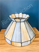 Leaded glass lamp shade