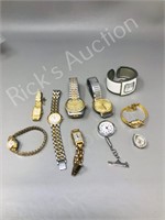 6 vintage wrist watches - various makes