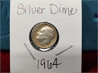 1964 Silver Roosevelt Dime