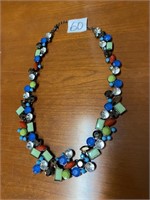 Necklace with lots of different stones