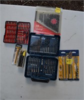 297: assorted drill bits, spade bits, etc