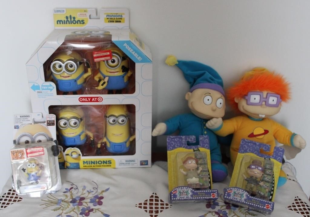 Minions & Rugrats Toy Collection