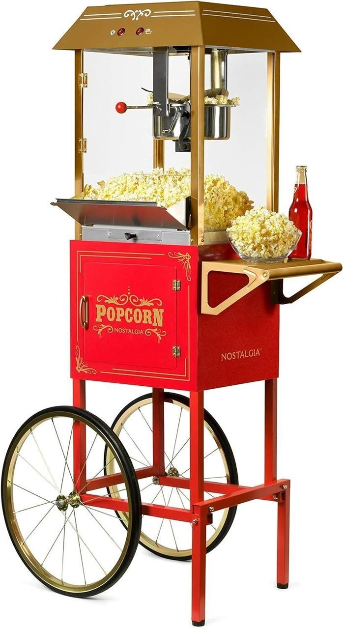 Nostalgia Popcorn Maker Machine - READ