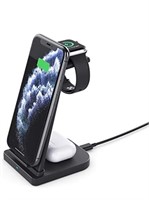 (New)  3 in 1 Wireless Charging Station Dock