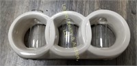 decorative 3 cylinder vase