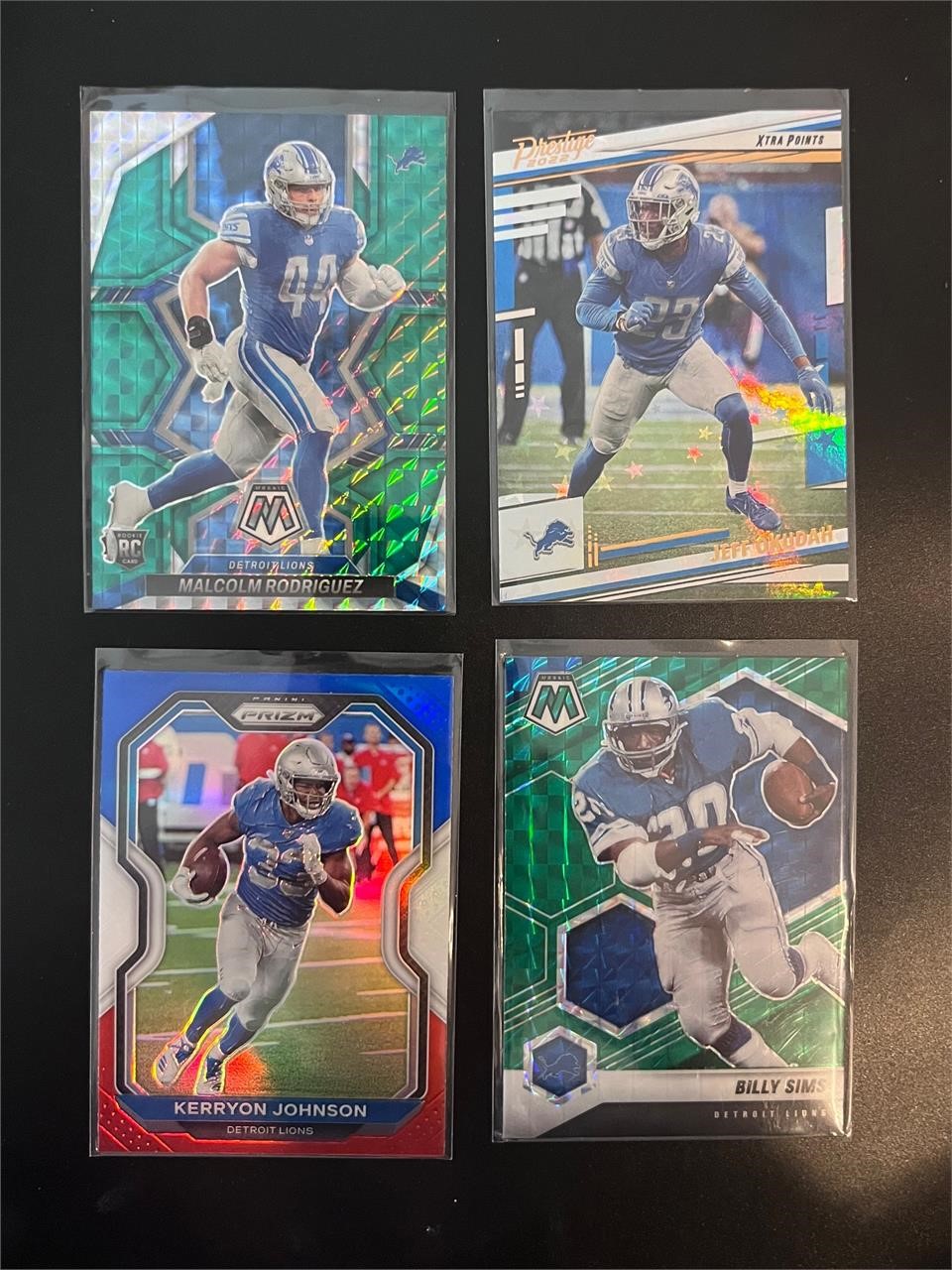 Detroit Lions Rookie, Green, Xtra Points, Prizm