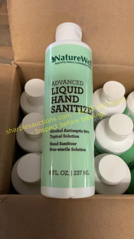 12ct. NatureWell Liquid Hand Sanitizers