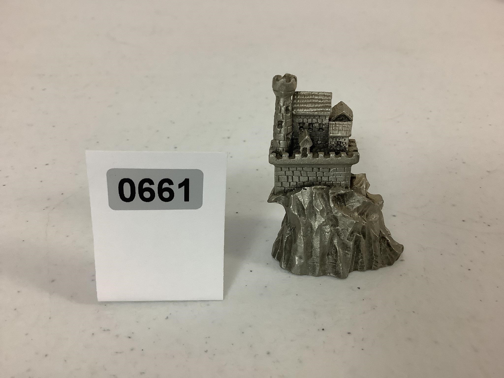 PEWTER CASTLE - 2" TALL