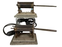 2 Antique Curling Iron Heaters