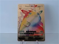 Pokemon Card Rare Gold Pikachu Vmax Rainbow