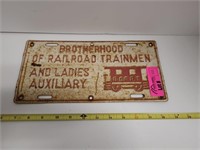 Brotherhood of Railroad Trainman License Plate