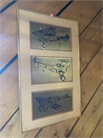 Framed Airplane Pictures