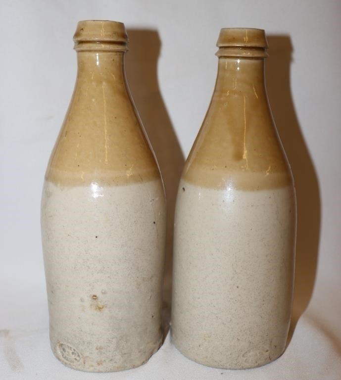 2 Vintage Grosvenor Ginger Beer Bottles