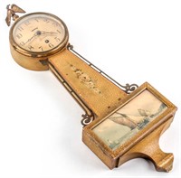 Vintage Sessions Key Wind Banjo Wall Clock
