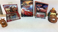 Cars dvd, Three Mater toys & Lightening McQeen