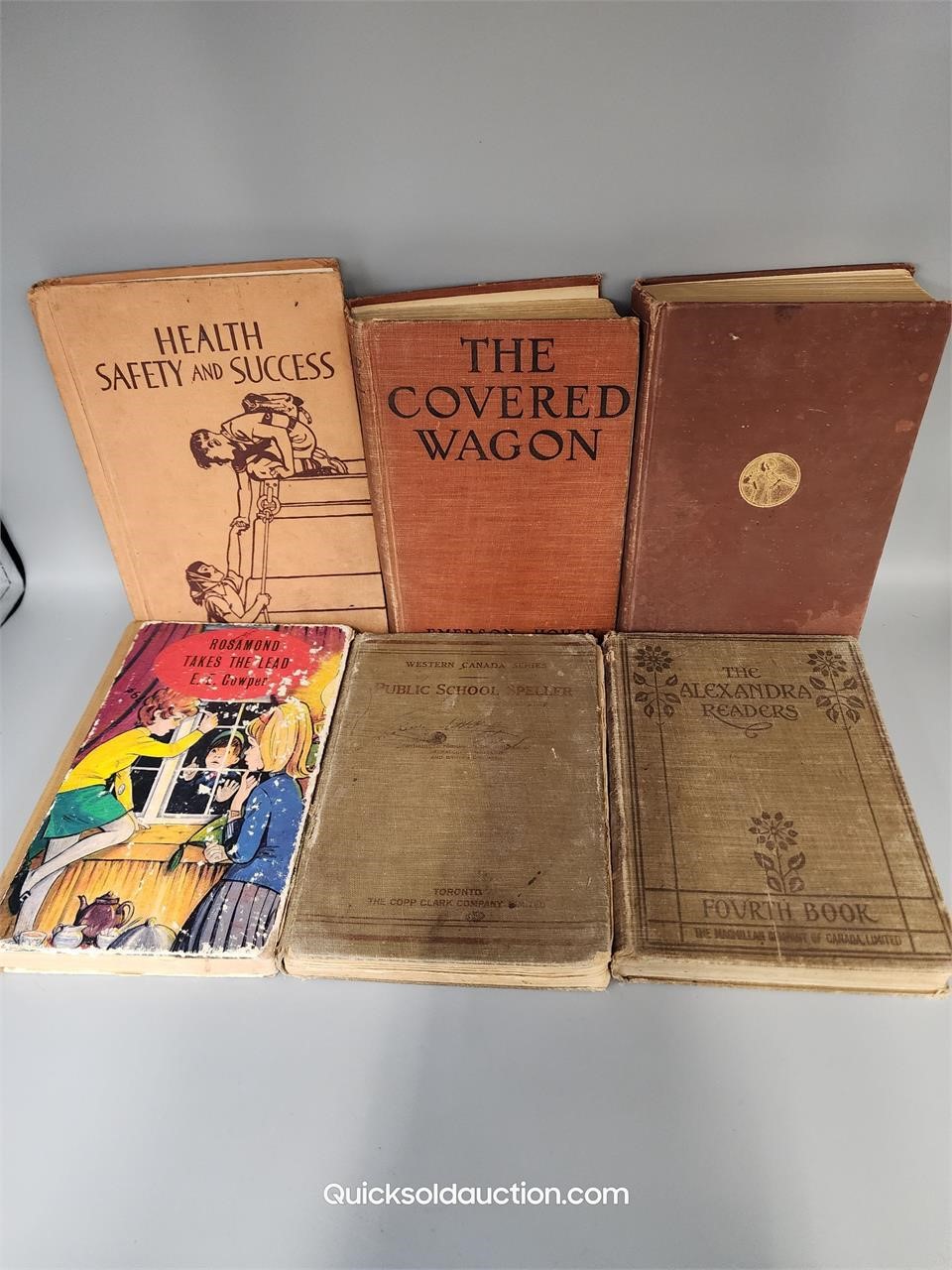 6 Old Books-Health Safety & Success 1939, Rosamond