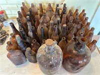Vintage Brown Bottle Lot