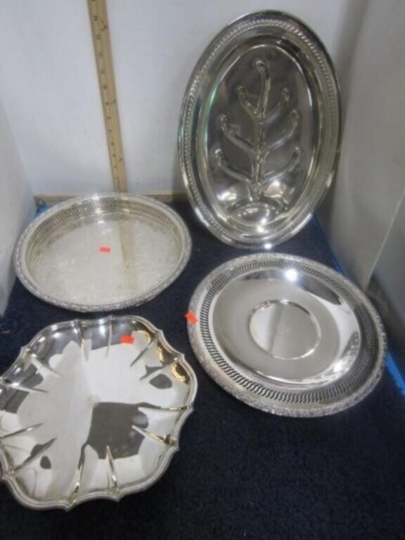 SILVERPLATE TRAYS