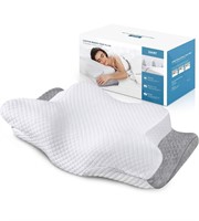 Adjustable Memory Foam Neck Pillow for Pain