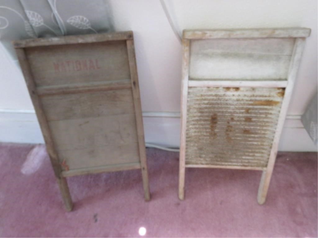 2 WASHBOARDS - ONE IS NATIONAL