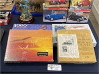 FOUR FACTORY SEALED JIGSAW PUZZLES