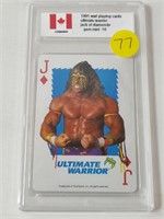 1991 WWF ULTIMATE WARRIOR CARD