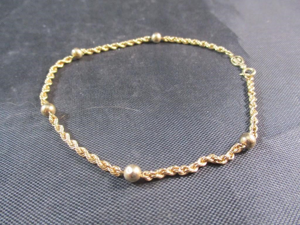 14k Braided Bracelet