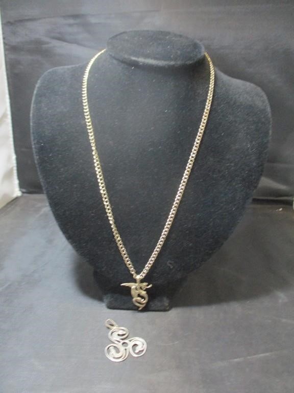 Sterling Chain & 925 Pendant