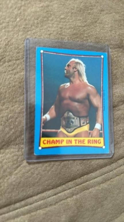 1987 TOPPS WWF CHAMP IN THE RING